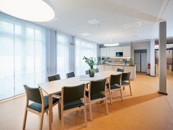 Gemeinschaftsbereich im Leipziger Diakonie Hospiz